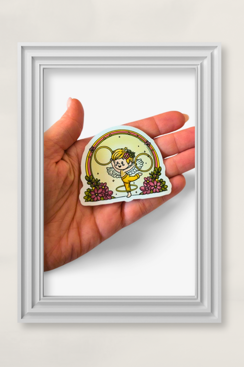 Hula Hoop Sticker – Freiheit, Gleichheit, Tanz! 🔄😊🌈