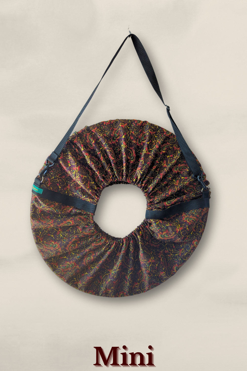 Mini Bloom Bag „Paisley Spirit“ – Hula Hoop Tasche mit indischem Muster in warmen Erdtönen