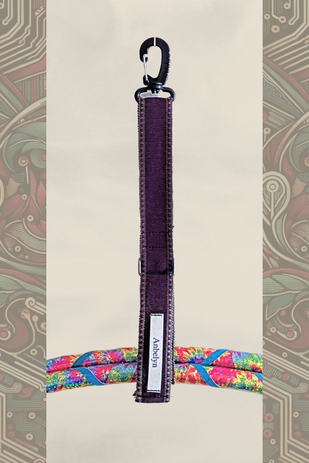 Slim-HoopFastener Lila