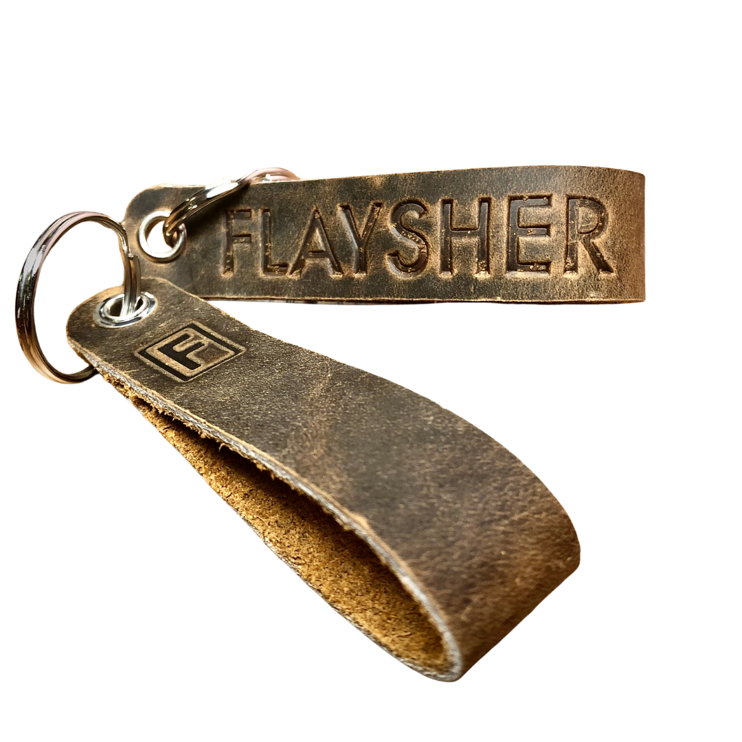 Branded Leather Keychain