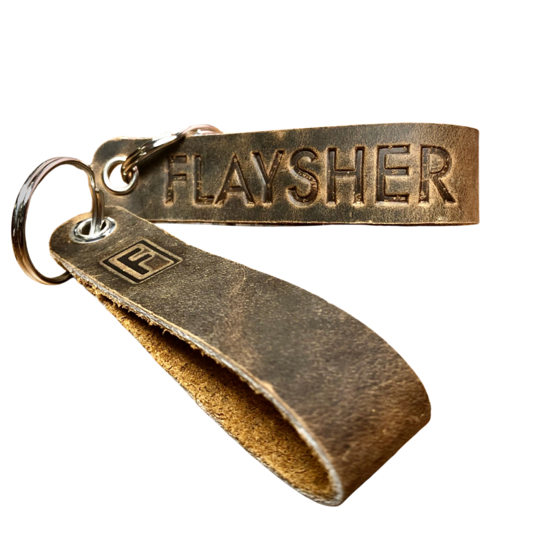 Branded Leather Keychain