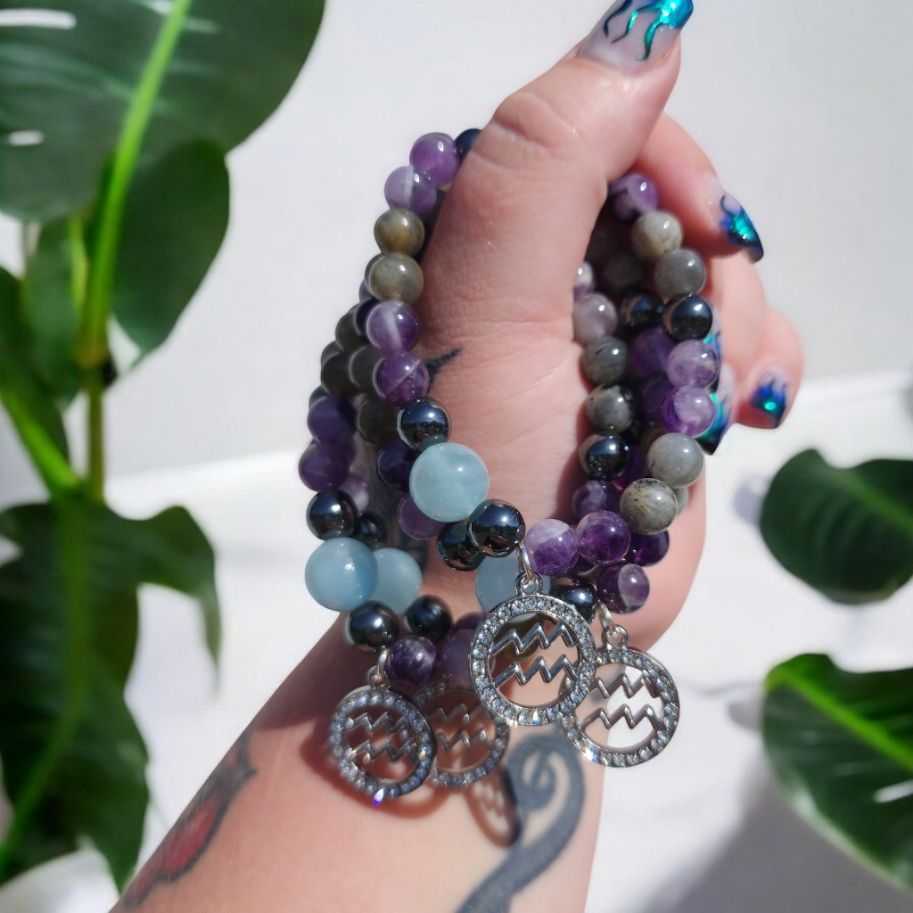 Aquarius Zodiac Bracelet