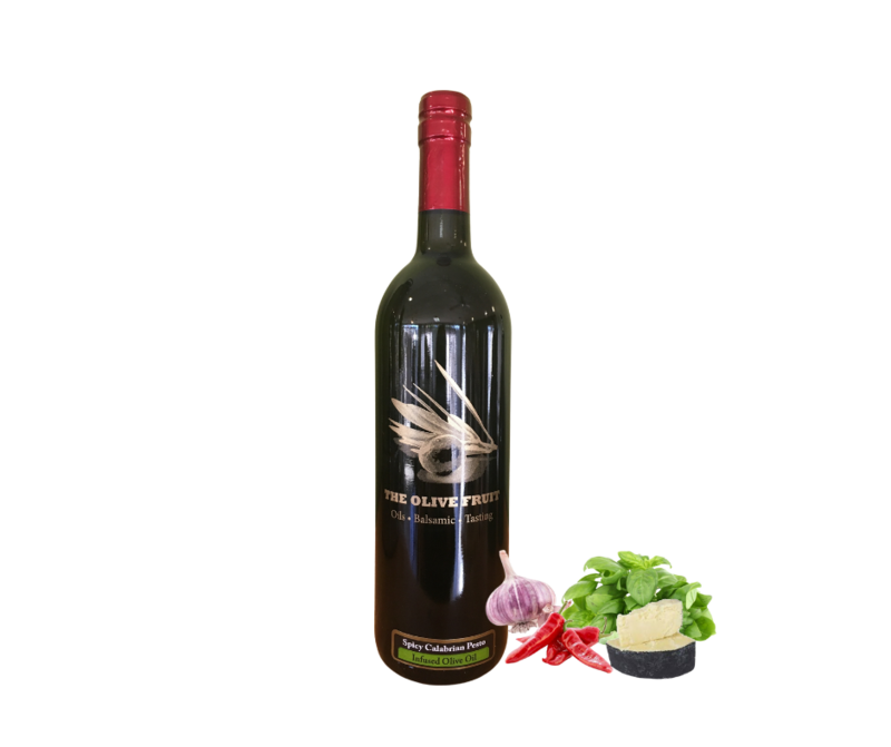 Spicy Calabrian Pesto infused Extra Virgin Olive Oil