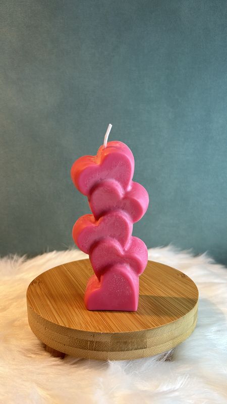 Bougie "Cœurs mélangés" Fruits rouges