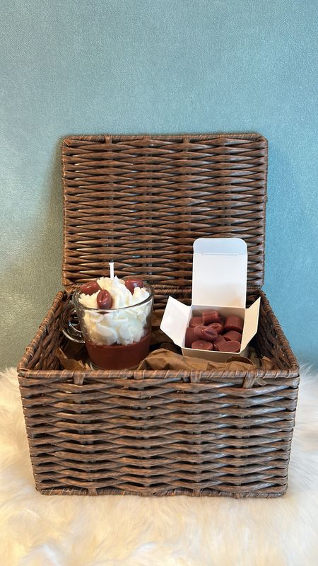 Coffret Bougie gourmande senteur Café avec ses fondants