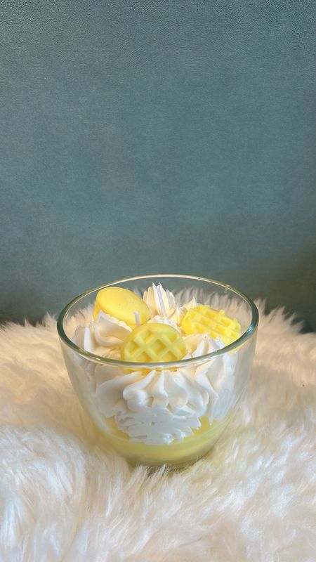 Bougie gourmande citron meringué