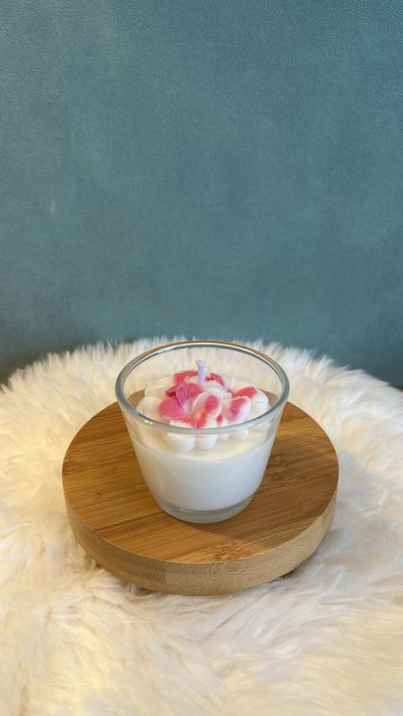 bougie fleur de coton