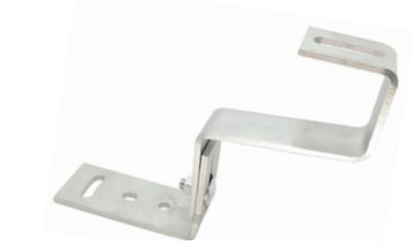 Gancio regolabile per tetti a coppo