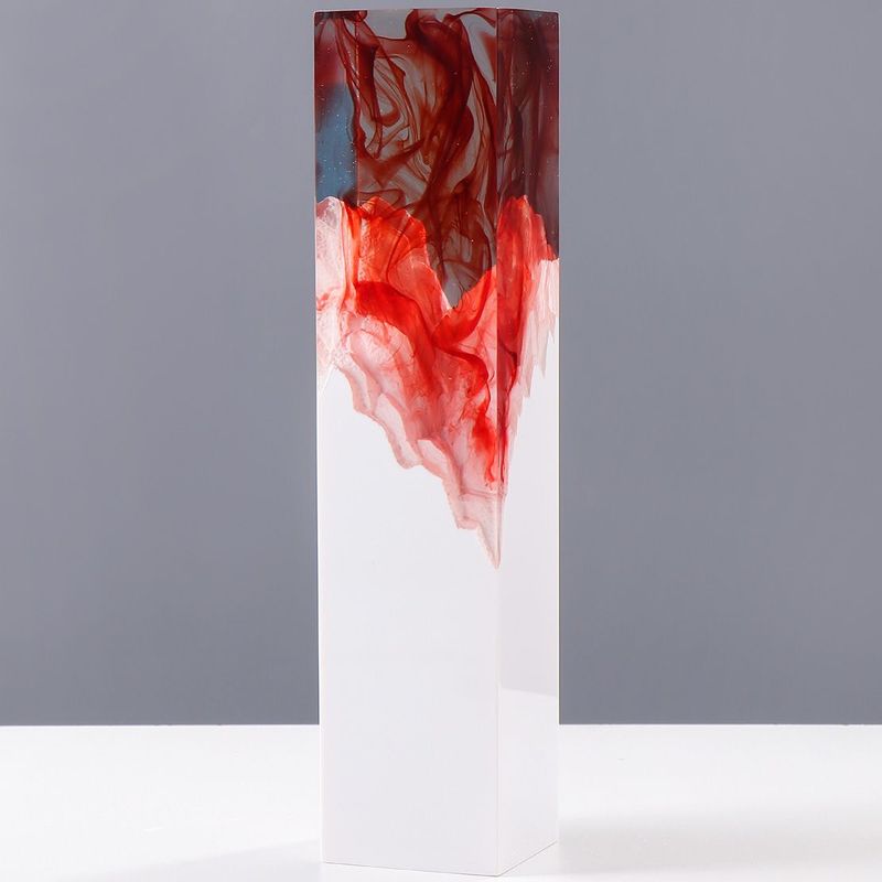 Passion Award Polystone Trophäe mit abstraktem rotem Farbdesign