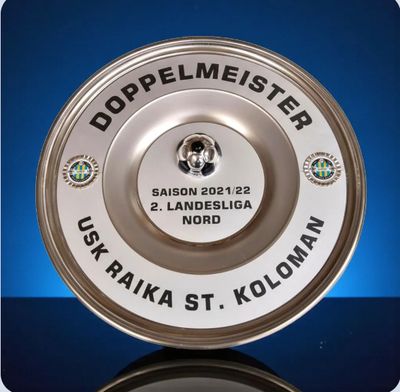 Großer Meisterteller aus Aluminium Ø 60 cm mit individueller Gravur und Gestaltung