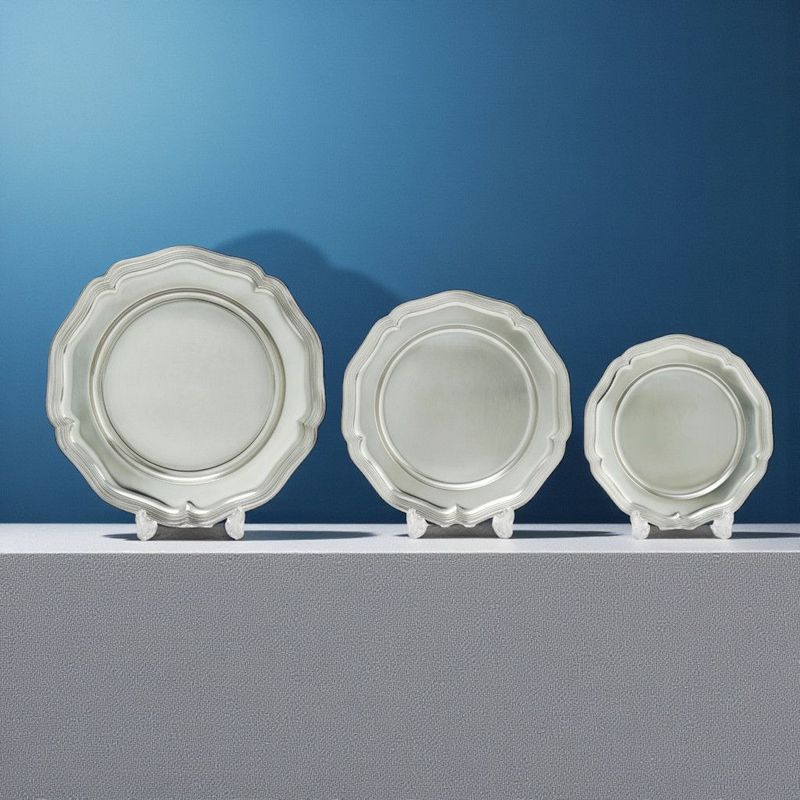 Klassischer Zinnteller in verschiedenen Größen für Ehrungen und Jubiläen