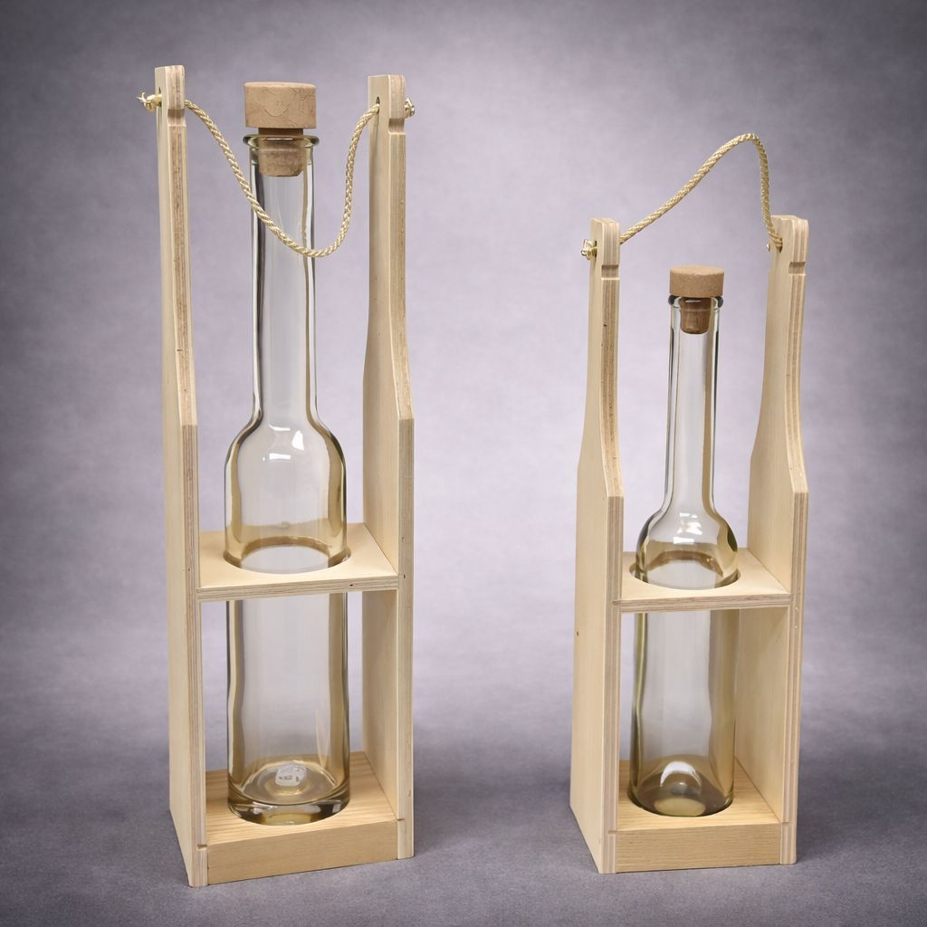 "Schnapsflasche & Handtasche" 0,2l oder 0,1l 