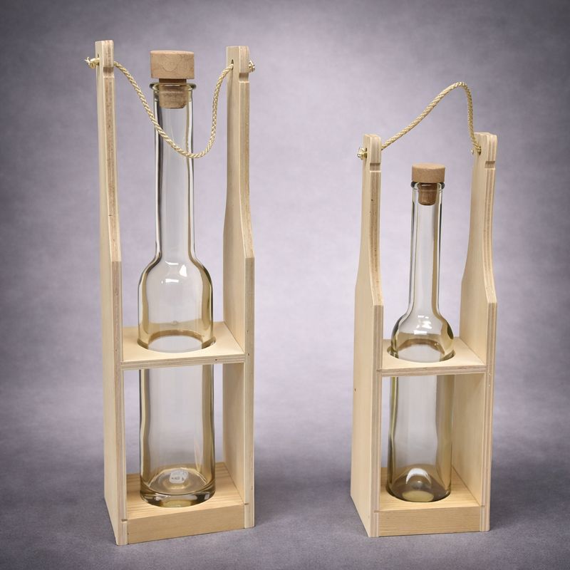 "Schnapsflasche & Handtasche" 0,2l oder 0,1l 