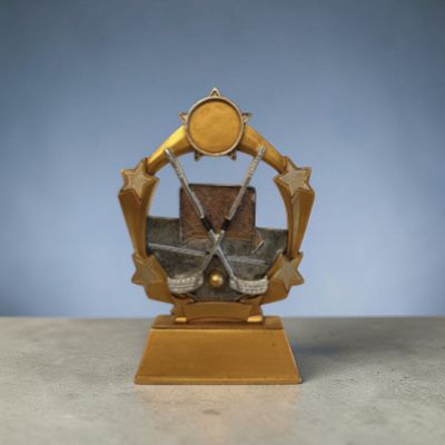 Eishockeyfigur Stars, ab € 8,00 Eishockey Resinfigur mit Schlägern und Tor