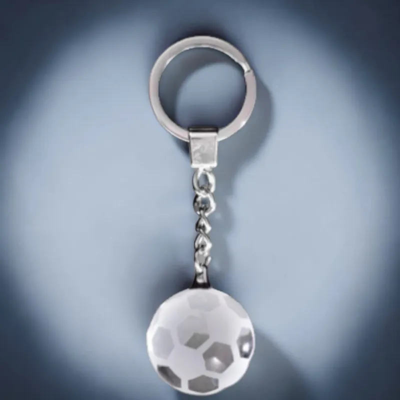 Schlüsselanhänger Crystal Football Glas Fußball Greinecker Pokale Salzburg