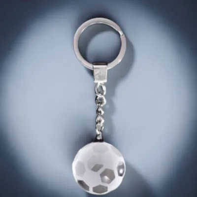 Schlüsselanhänger Crystal Football Glas Fußball Greinecker Pokale Salzburg