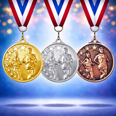 Reliefmedaille "Run4Fun" Ø 4,5 cm, ab € 2,50