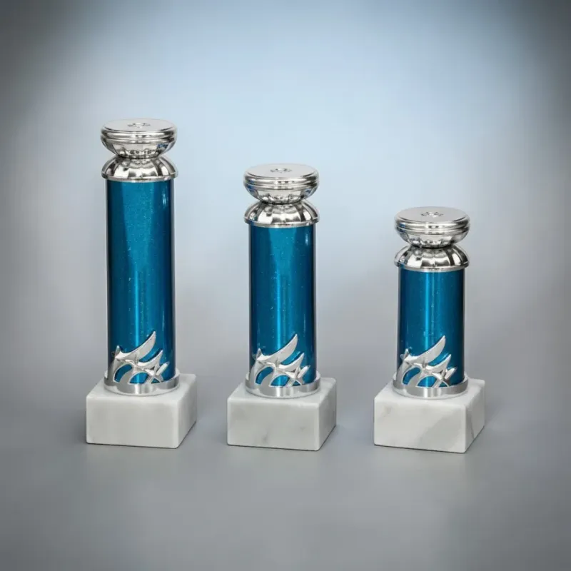 Pokal Schraubfixsockel „Column Blue“  3er Serie, ab € 10,90