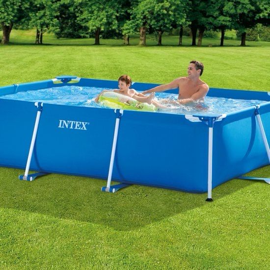 Intex Rectangular Frame Pool - Opzetzwembad - 300 x 200 x 75 cm