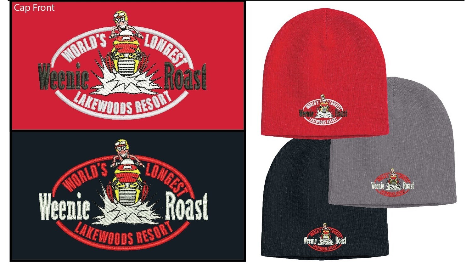 Knit Hat - Weenie Roast, Color: Red