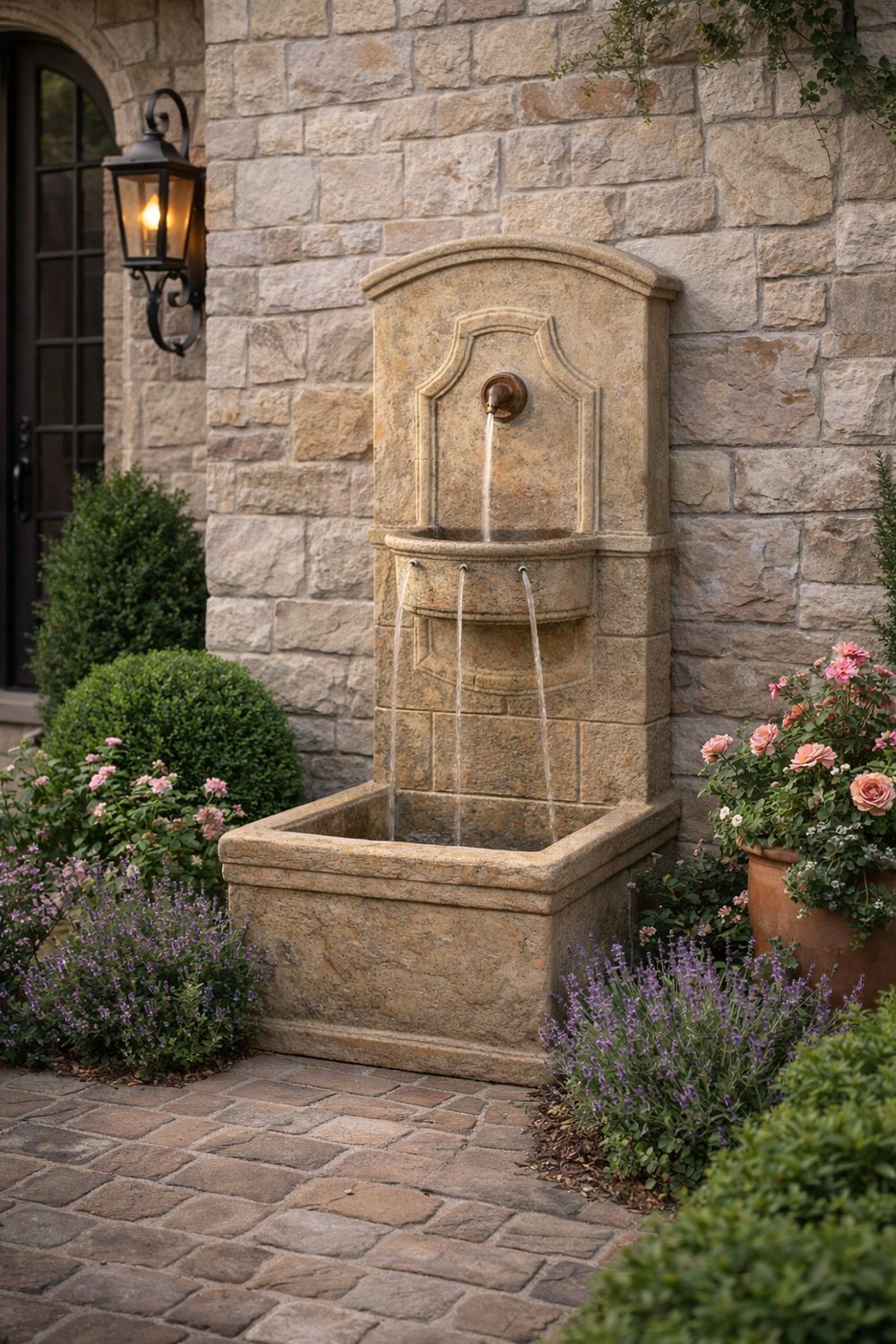 Fiore Fountains Di Amico Wall Fountain
