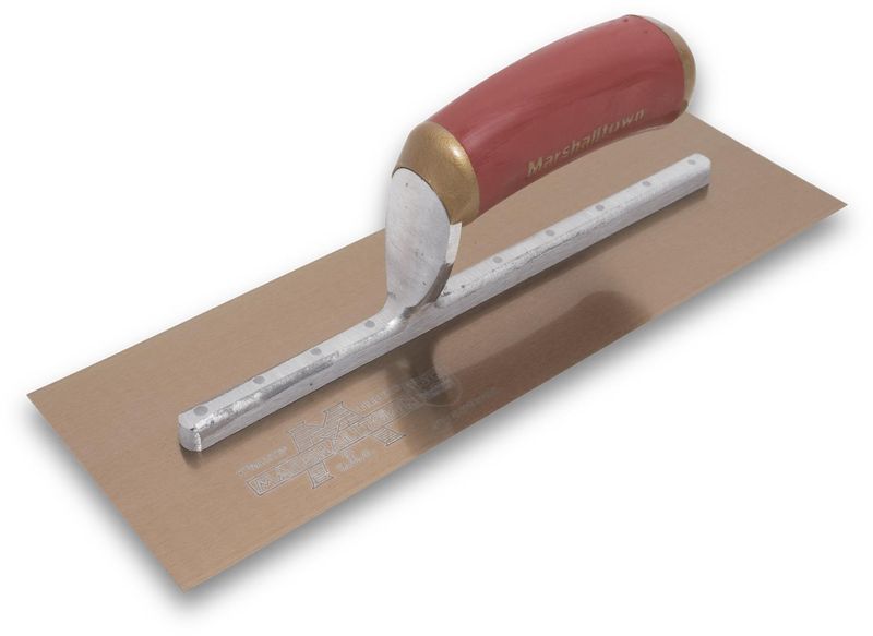 Marshalltown 12178 - PermaShape Finishing Trowel w/ Durasoft Handle, 12&quot; x 4&quot;