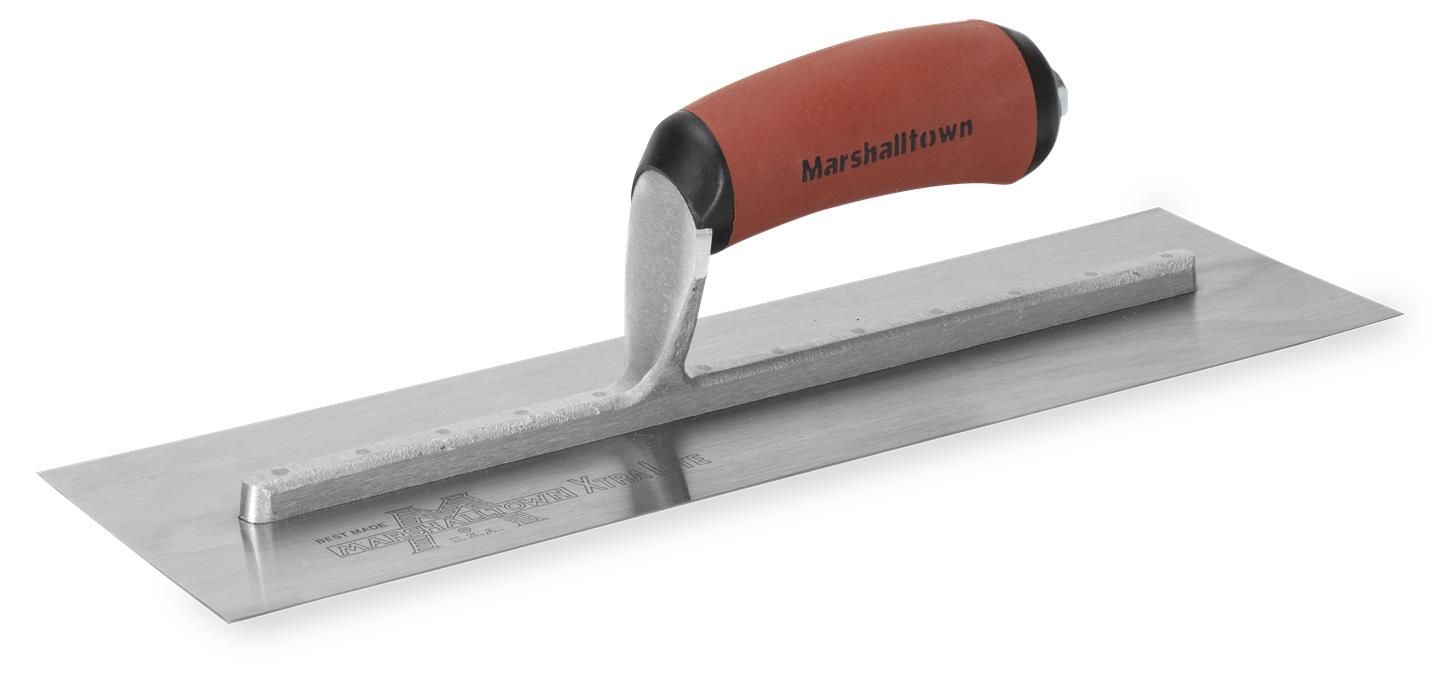 Marshalltown 13229 - Finishing Trowel w/ Durasoft Handle, 14&quot; x 4&quot;, High Carbon Steel