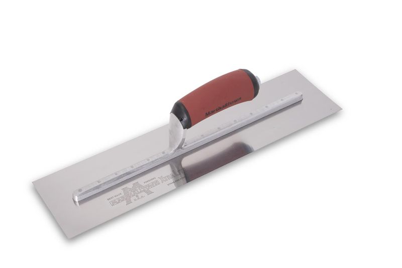Marshalltown 13409 - Finishing Trowel w/ Durasoft Handle, 20&quot; x 5&quot;, Bright Stainless Steel