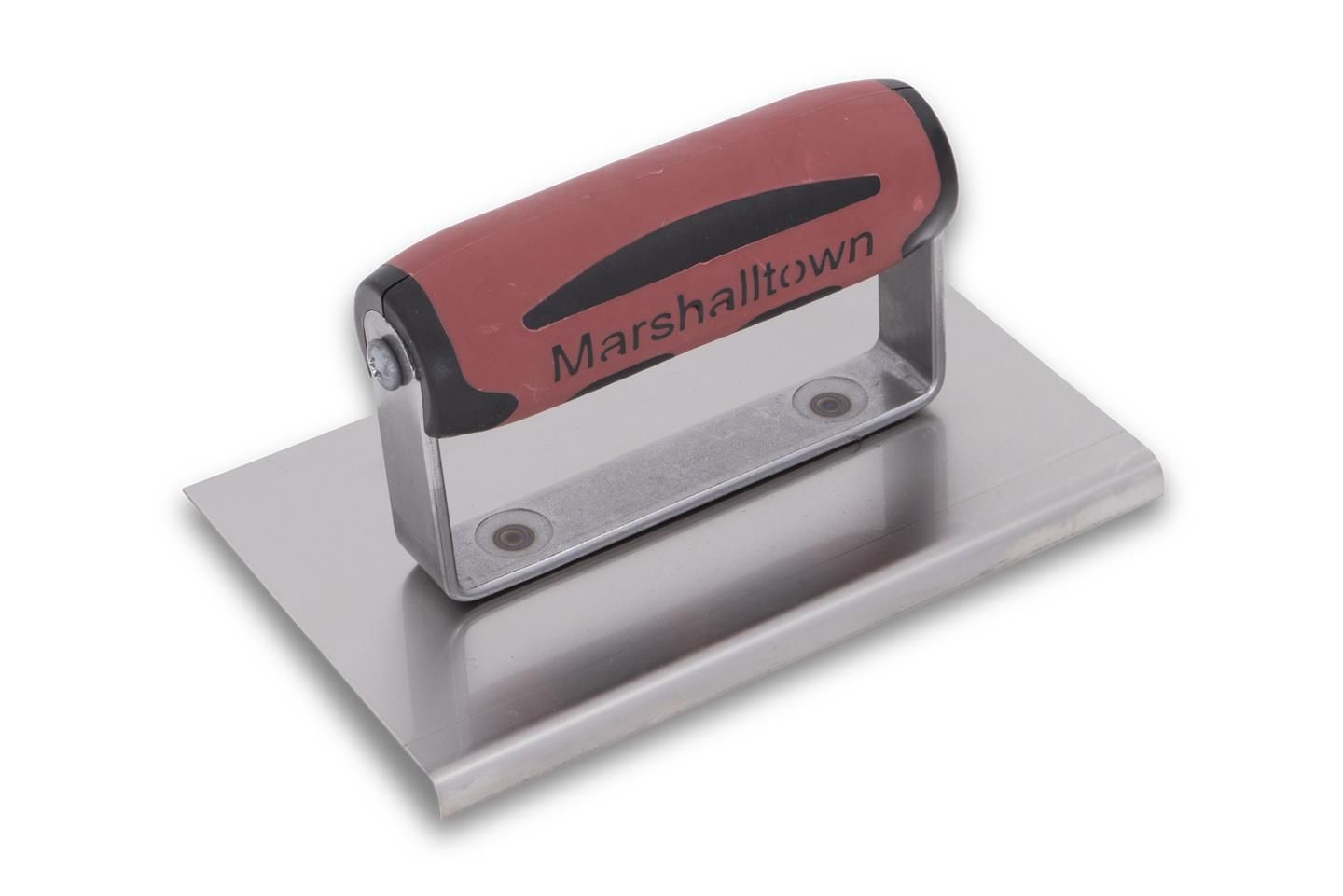 Marshalltown 14229 - Straight End Hand Edgers, Stainless Steel, 6&quot; x 4-3/8&quot;, 1/2&quot;R, 5/8&quot;L