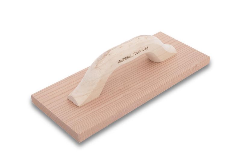 Marshalltown 14502 - Wood Hand Float, 12&quot; x 5&quot;