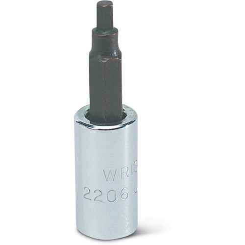 Wright Tool 2205 - 1/4&quot; Drive Hex Bit with Socket, 7/64&quot;