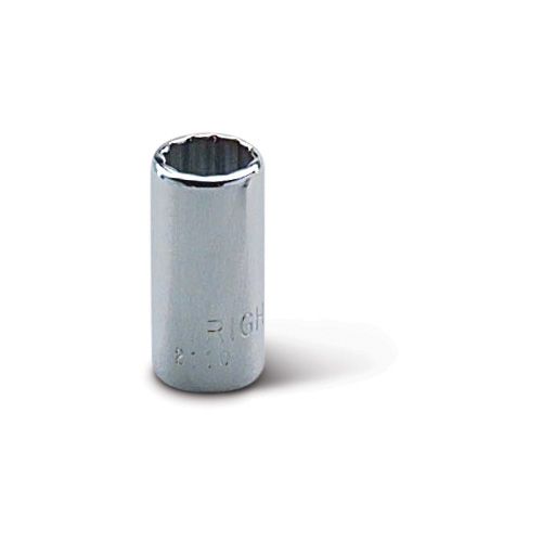 Wright Tool 2107 - 1/4&quot; Drive 12 Point Standard Socket, 7/32&quot;