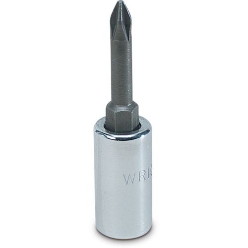 Wright Tool 2265 - 1/4&quot; Drive Standard Screwdriver Bit &amp; Socket, #1 Phillips