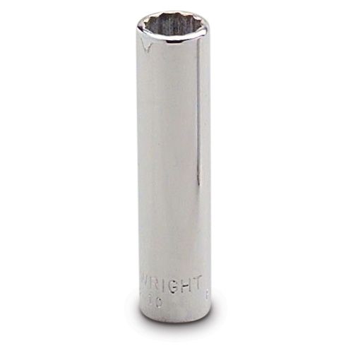 Wright Tool 2606 - 1/4&quot; Drive 12 Point Deep Socket, 3/16&quot;