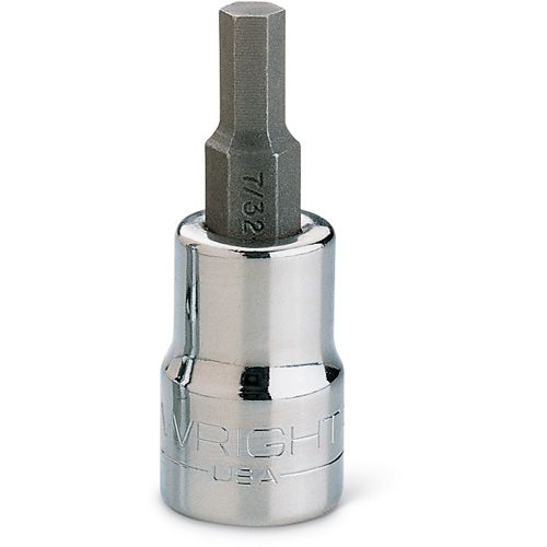 Wright Tool 32-08MM - 3/8&quot; Drive Hex Type Metric Socket w/ Bit, 8MM