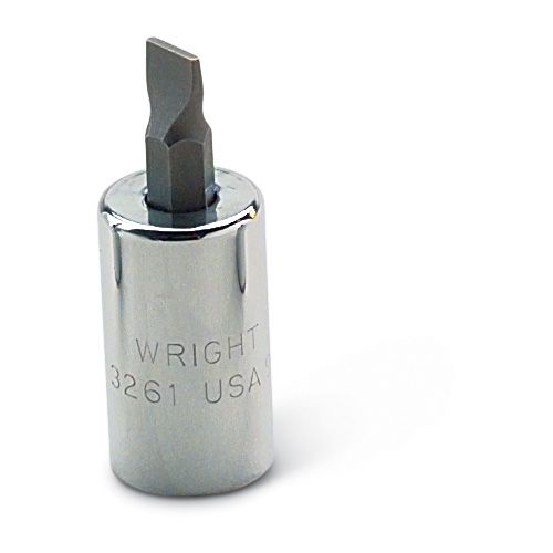 Wright Tool 3260 - 3/8&quot; Drive Standard Screwdriver Bit and Socket, 1/4&quot;