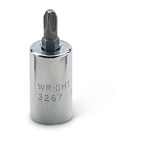 Wright Tool 3265 - 3/8&quot; Drive Standard Screwdriver Bit and Socket, #1 Phillips