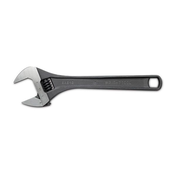 Wright Tool 9AB04 - Black Industrial Adjustable Wrench, 4&quot;