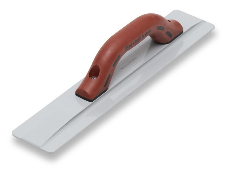 Marshalltown 14610 - Beveled End Magnesium Hand Float, 16&quot; x 3-1/8&quot;, Durasoft Handle