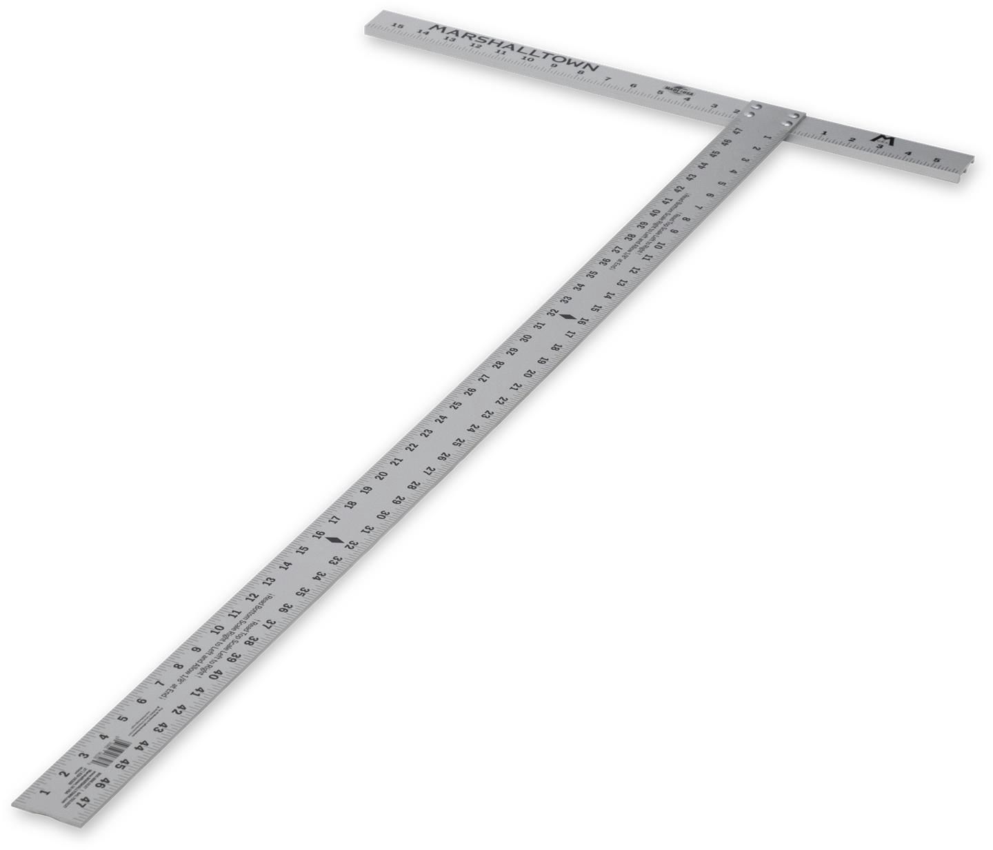 Marshalltown 16328 - Standard Drywall T-Square, 47-7/8&quot; x 22&quot; x 1/8&quot;