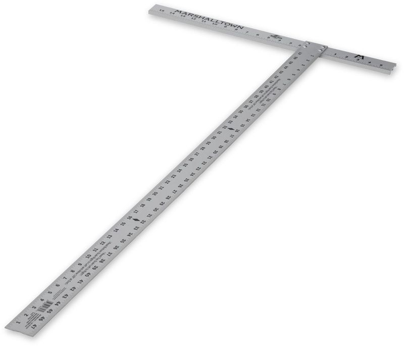 Marshalltown 16328 - Standard Drywall T-Square, 47-7/8&quot; x 22&quot; x 1/8&quot;
