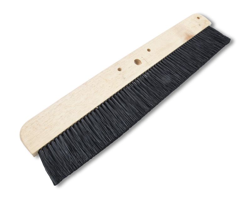 Marshalltown 16424 - 36&quot; Wood Backed Concrete Broom, Polypropylene Bristles