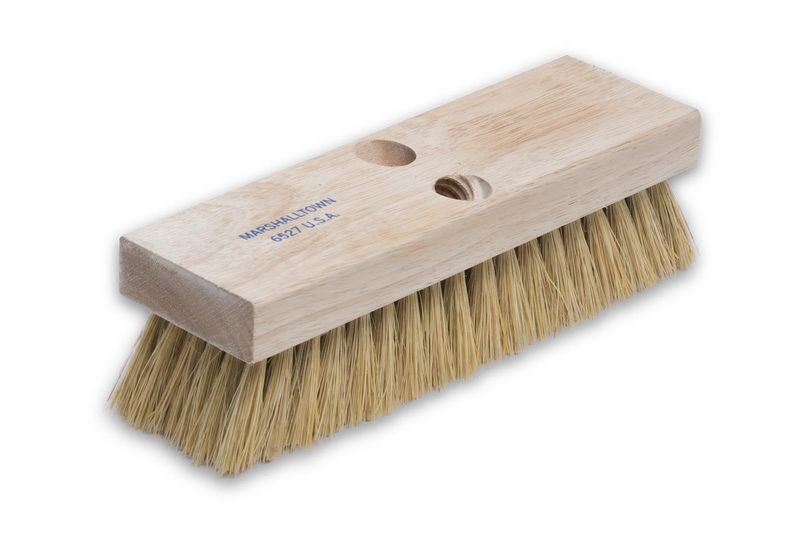 Marshalltown 16527 - Deck Scrub Brush, Tampico Fibers, 10&quot;