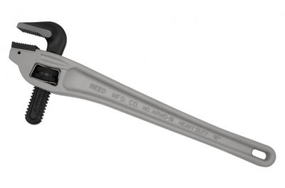 REED 02204 - 18&quot; Aluminum Pipe Wrench, Heavy Duty - 90 Degree Offset, ARWO18