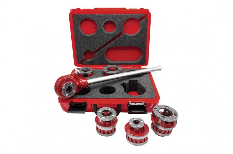 REED 05720 - R12+ Drophead Threader Set w/ Box, R12NPT-6-Box