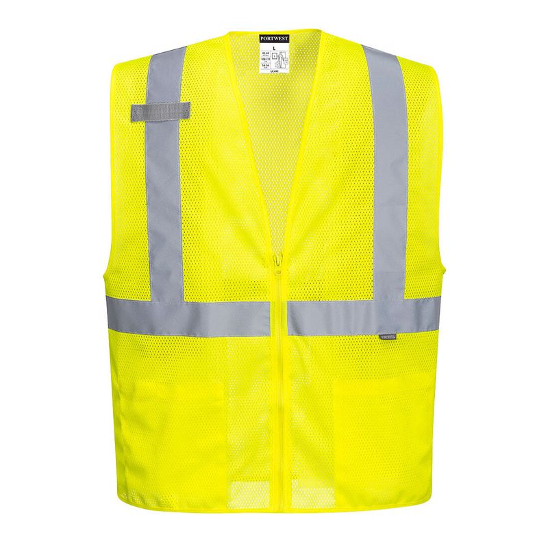 Portwest UC493 - Economy Hi-Vis Band and Brace Zipped Vest, L