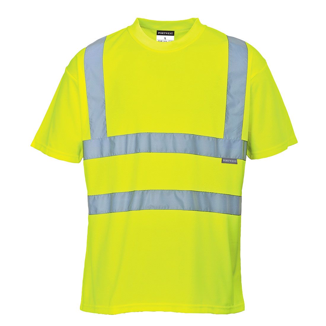 Portwest S478YERXL - Hi-Vis T-Shirt, XL