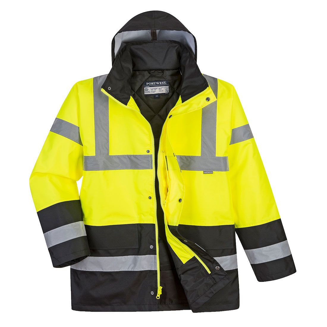 Portwest US466BRL - JACKET HI-VIS LONG LARGE