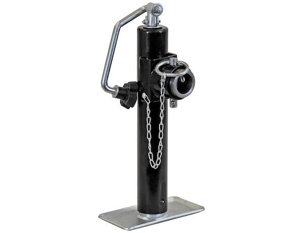 Buyers 0091205 - Top Wind Swivel Jack, 10&quot; Travel, Pipe Mount
