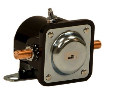 Buyers 1306070 - 12V Plastic Case Insulated Solenoid, Intermittent Duty, +12V to Activate